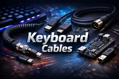 用于可靠输入和定制机械键盘应用的键盘电缆